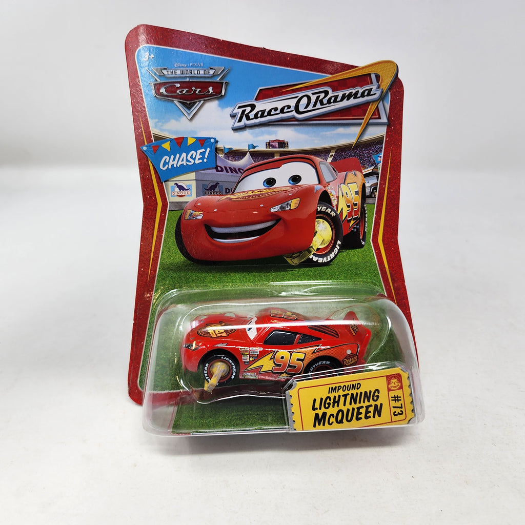 Impound McQueen #73 * Race O Rama * Disney Pixar Cars