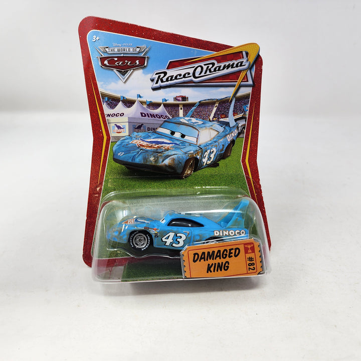 Damaged KING #82 * Race O Rama * Disney Pixar Cars
