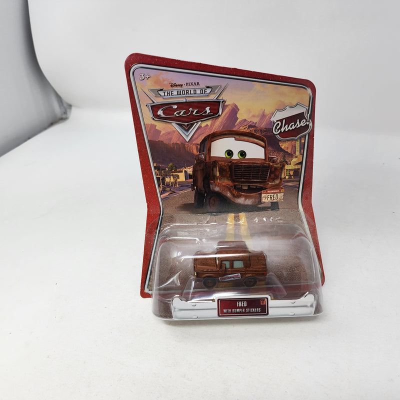 Fred with Bumper Stickers 67 * Disney Pixar The World of CARS