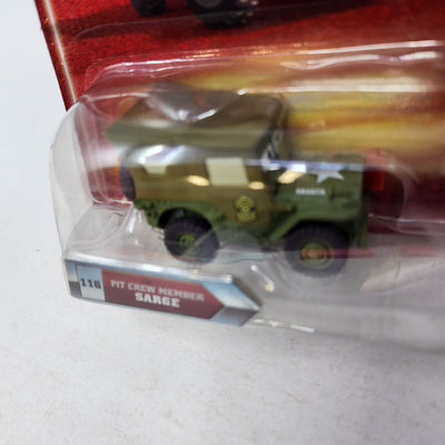 Pit Crew Member Sarge * Disney Pixar The World of CARS * Final Lap Collection