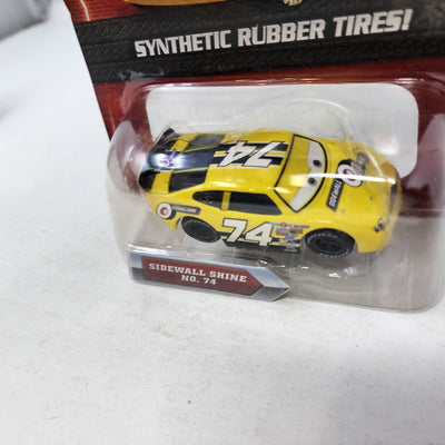 Sidewall Shine No. 74 w/ Synthetic Rubber Tires * Disney Pixar The World of CARS