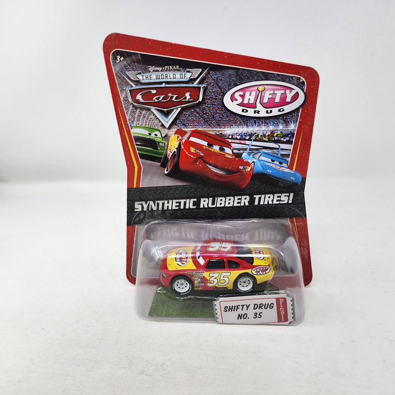 Shifty Drug No. 35 w/ Synthetic Rubber Tires * Disney Pixar The World of CARS