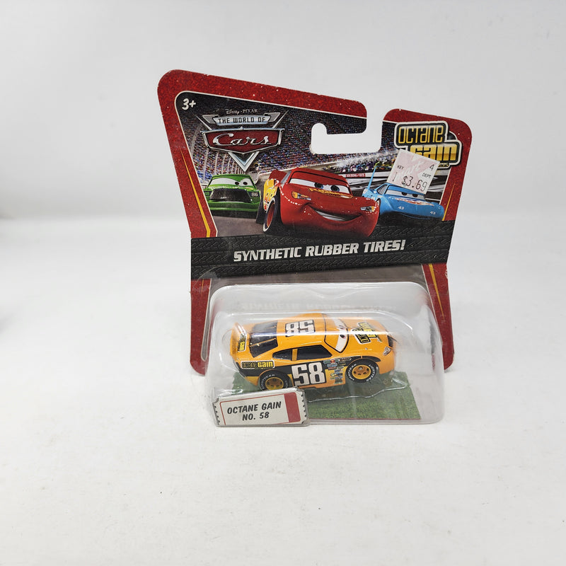 Octane Gain No. 58 w/ Synthetic Rubber Tires * Disney Pixar CARS