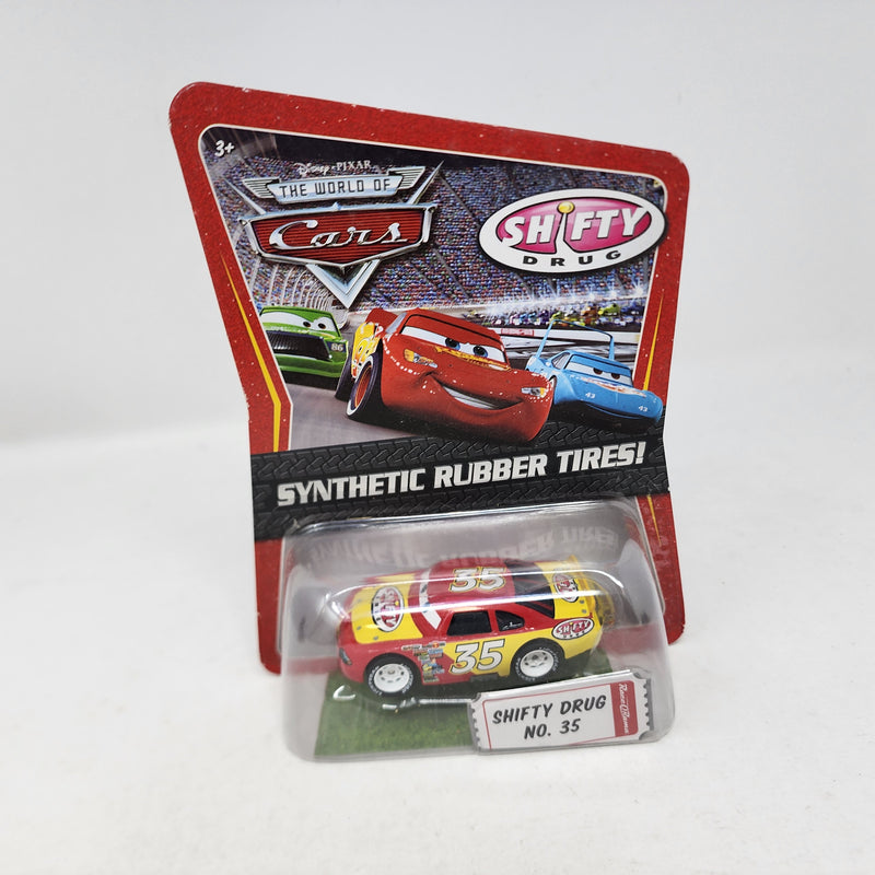 Shifty Drug No. 35 w/ Synthetic Rubber Tires * Disney Pixar The World of CARS