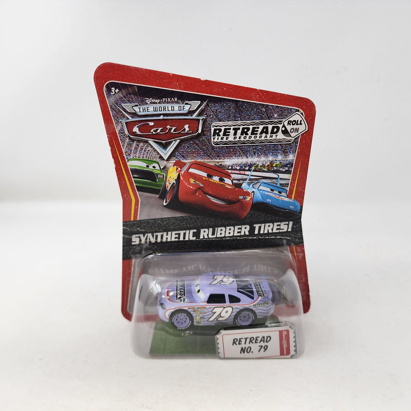 Retread No. 79 w/ Synthetic Rubber Tires * Disney Pixar The World of CARS