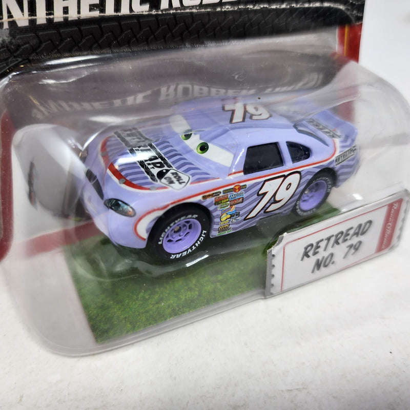 Retread No. 79 w/ Synthetic Rubber Tires * Disney Pixar The World of CARS