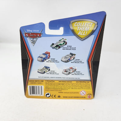 Lightning McQueen w/ Metallic Finish * Disney Pixar CARS 2 * Kmart Silver Racer