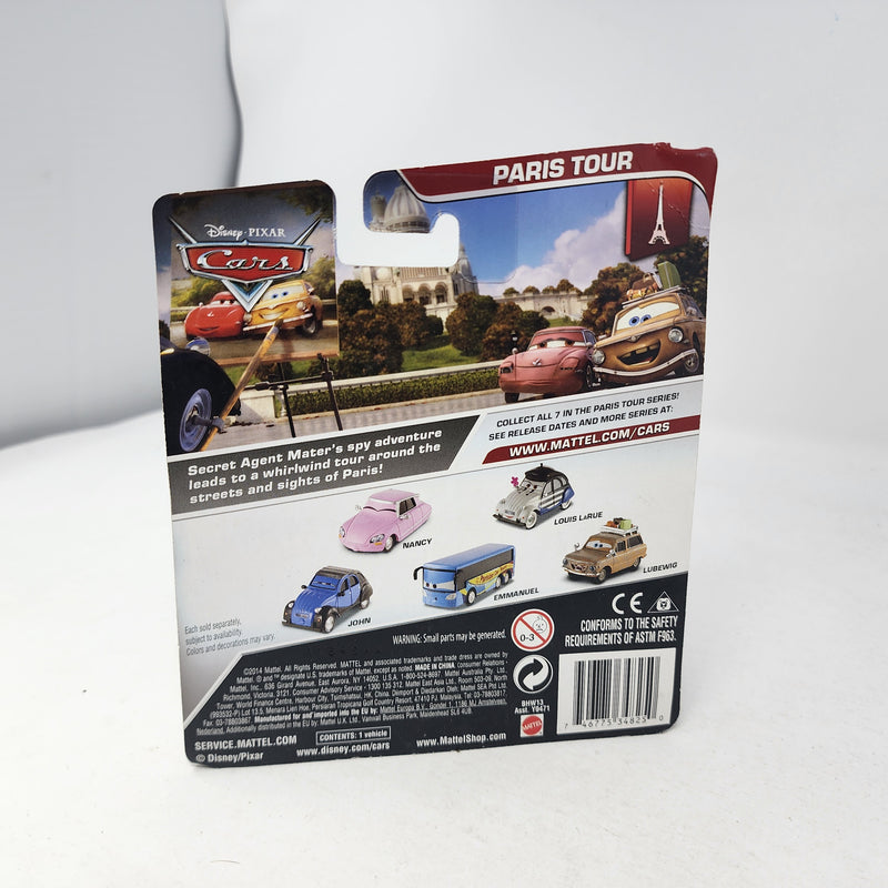 Louis LaRue Paris Tour * Disney Pixar CARS Damaged Card