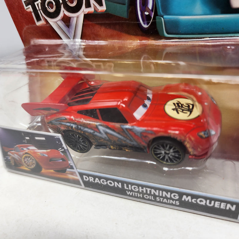 Dragon Lightning McQueen w/ Oil Stains 11 * Disney Pixar CARS TOON