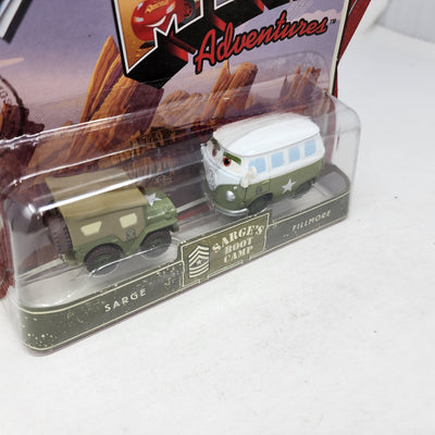 Ramone & Fillmore *  Sarge's Boot Camp * Disney Pixar The World of CARS Mini Adventures