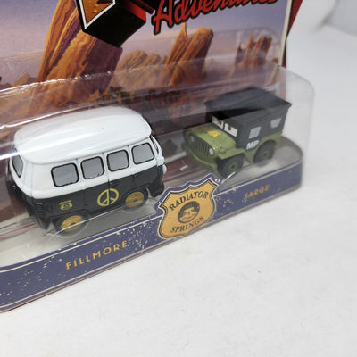 Fillmore & Sarge *  Radiator Springs * Disney Pixar The World of CARS Mini Adventures