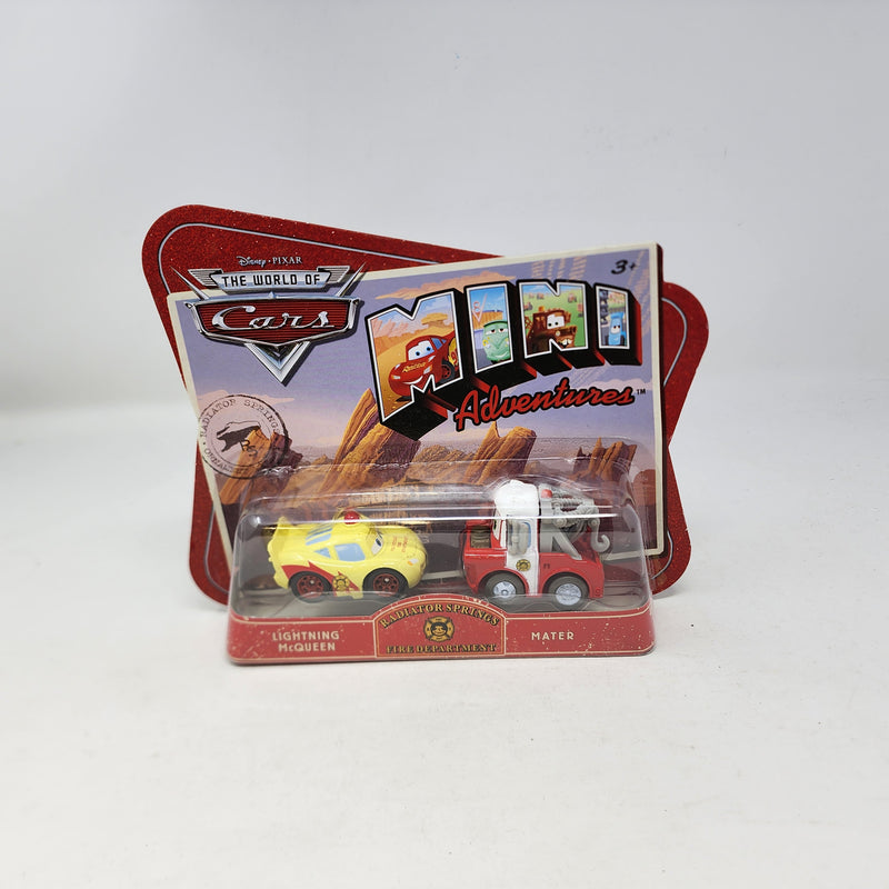 McQueen & Mater *  Radiator Springs Fire * Disney Pixar The World of CARS Mini Adventures