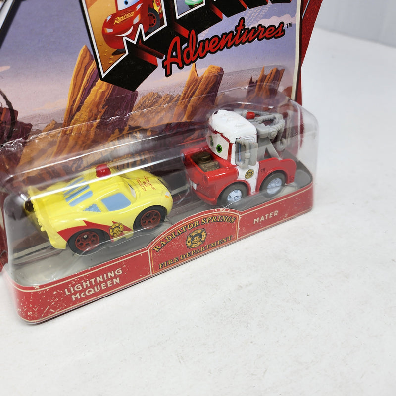 McQueen & Mater *  Radiator Springs Fire * Disney Pixar The World of CARS Mini Adventures