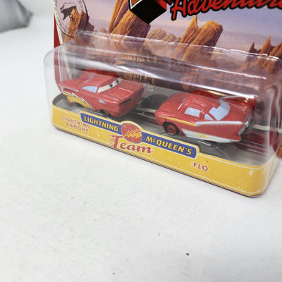 Ramone & Flo *  McQueen's Team * Disney Pixar The World of CARS Mini Adventures