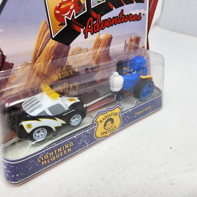McQueen & Tractor *  Radiator Springs * Disney Pixar The World of CARS Mini Adventures