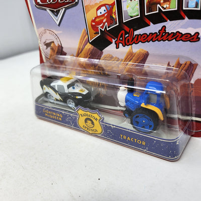 McQueen & Tractor *  Radiator Springs * Disney Pixar The World of CARS Mini Adventures