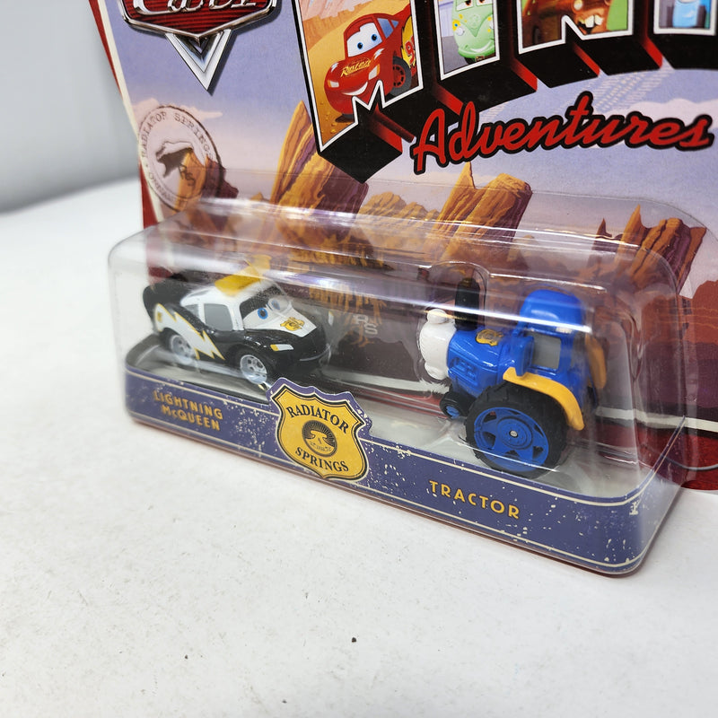 McQueen & Tractor *  Radiator Springs * Disney Pixar The World of CARS Mini Adventures