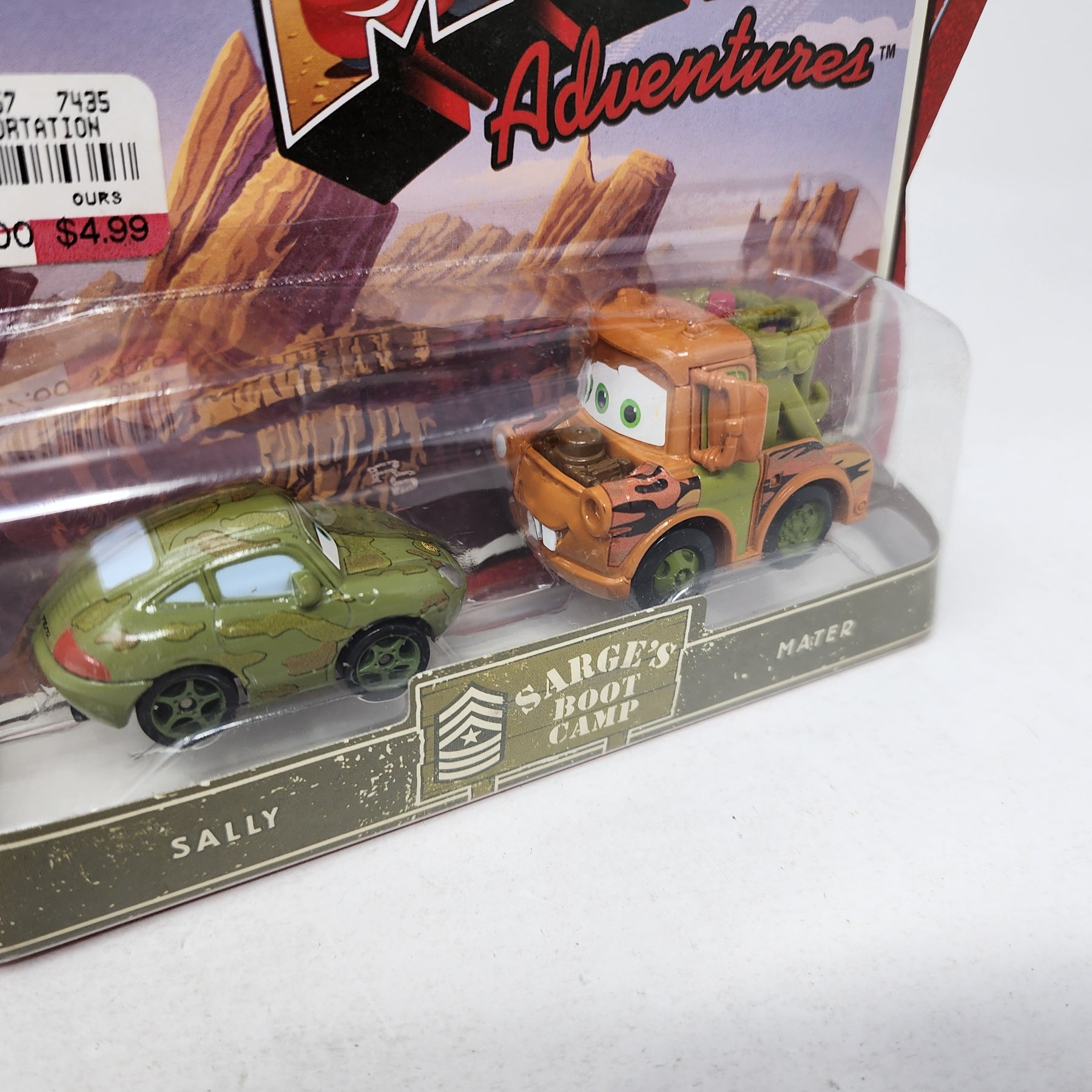 Sally & Mater * Sarge's Boot Camp * Disney Pixar The World of CARS Min ...