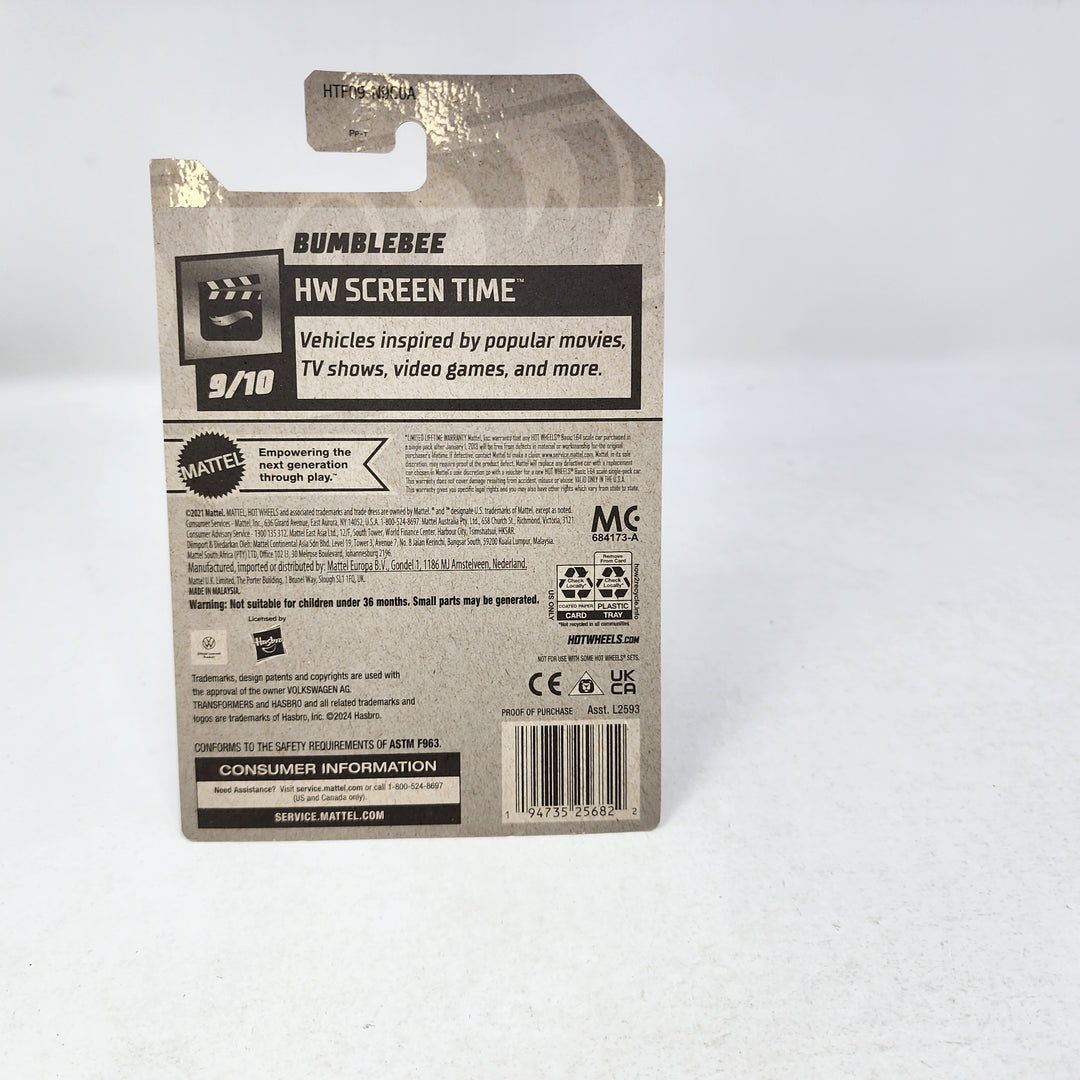 Bumblebee Transformers * Gold * Hot Wheels 2025 – Wheelcollectors LLC