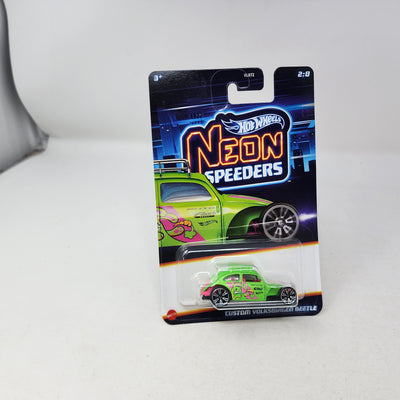 Custom Volkswagen Beetle * Hot Wheels Neon Speeders