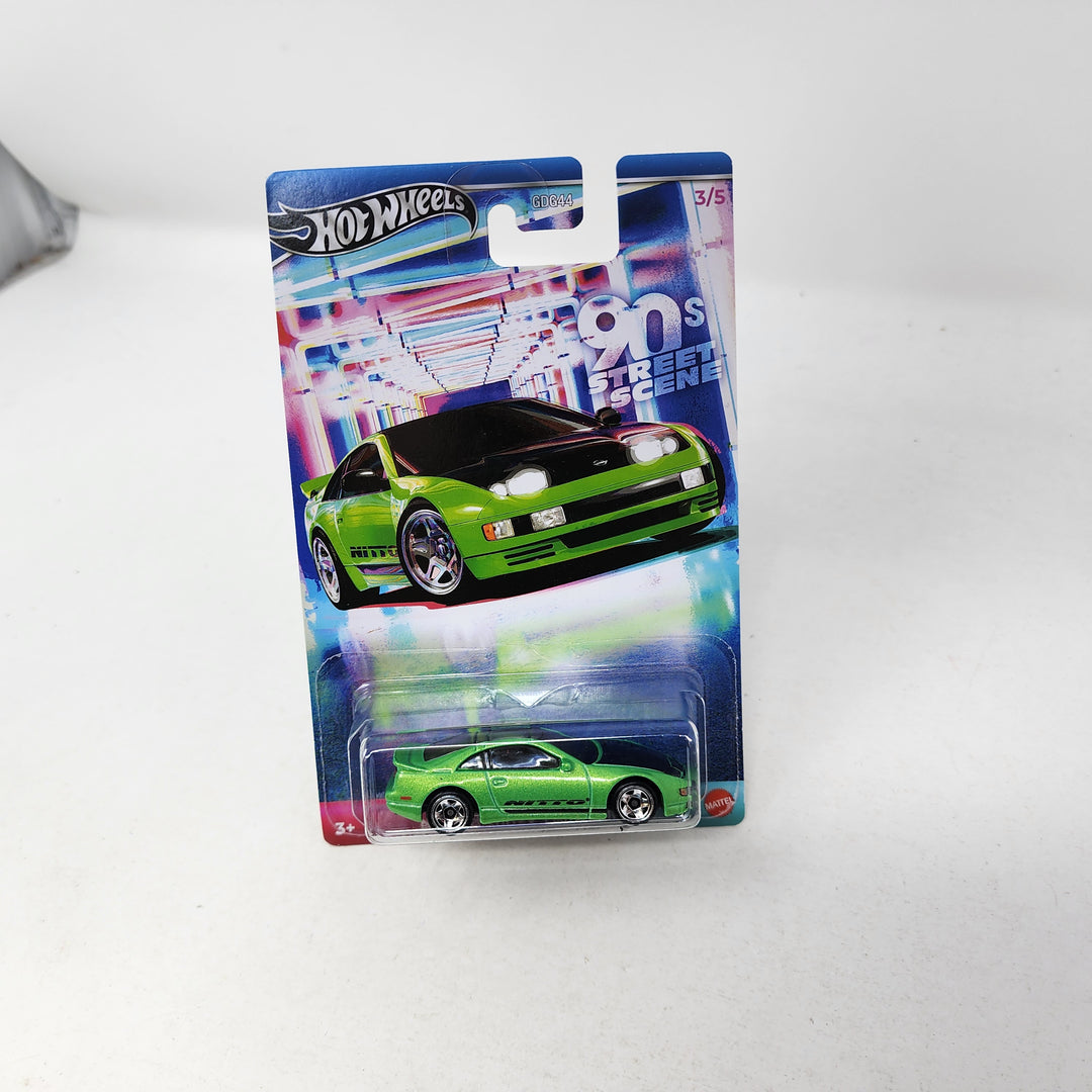 まりんです₊⁎⁺˳✧༚ Nissan 300ZX Twin Turbo * Green * Hot Wheels Street Scene