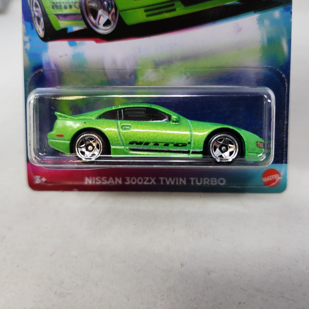 Nissan 300ZX Twin Turbo * Green * Hot Wheels Street Scene