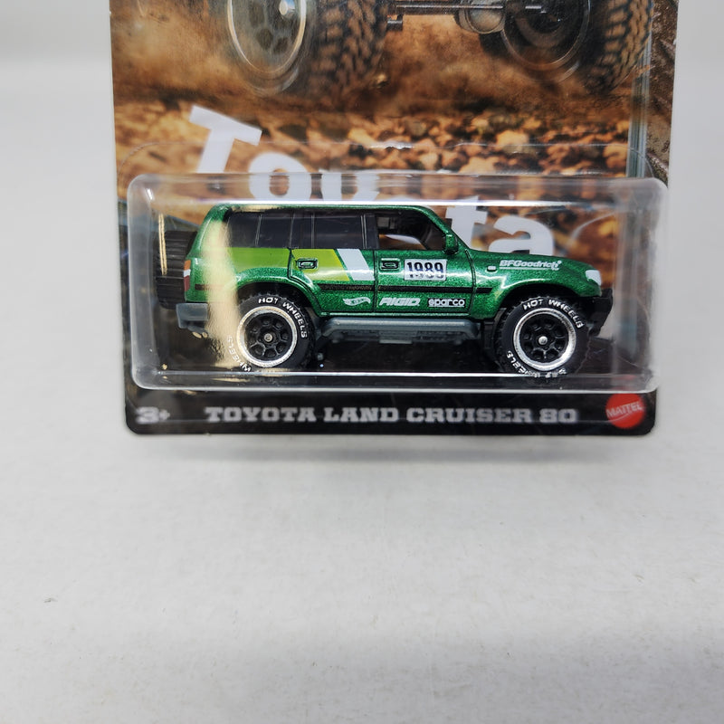Toyota Land Cruiser 80 * Green * Hot Wheels Toyota Series