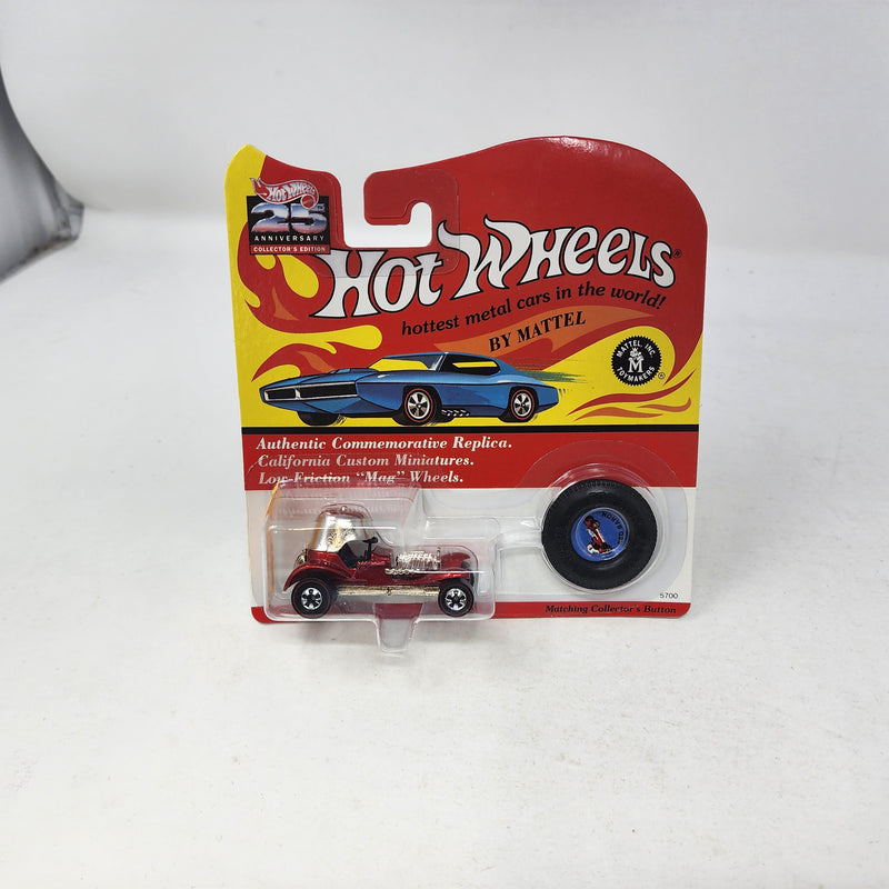 Red Baron * Hot Wheels Replica Button Car Series