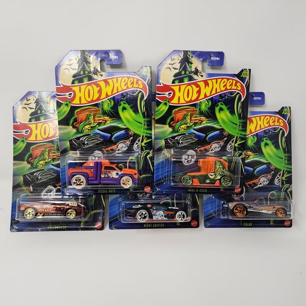 New! 2025 Halloween Series * 5 Car Set * 2025 Hot Wheels