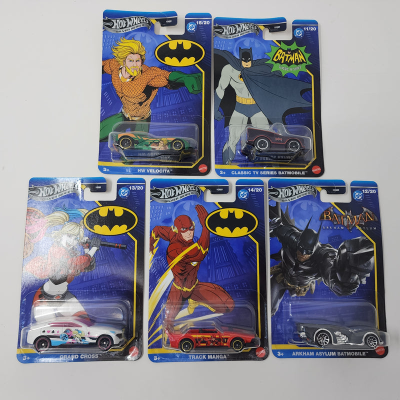 New!  5 Car Set Batman * 2025 Hot Wheels New Case Q Release