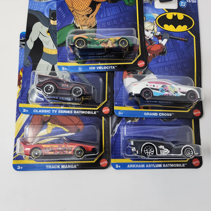 New!  5 Car Set Batman * 2025 Hot Wheels New Case Q Release