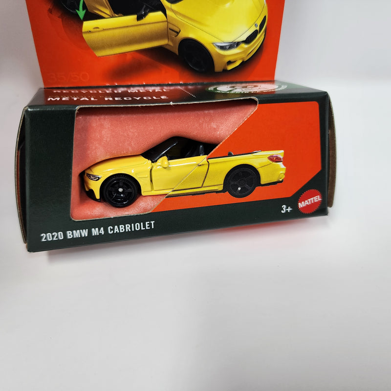 2020 BMW M4 Cabriolet * Yellow * 2025 Matchbox Moving Parts Case F