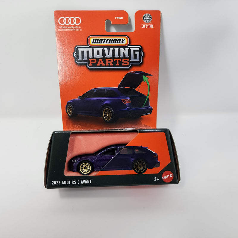 2023 Audi RS 6 Avant * Purple * 2025 Matchbox Moving Parts Case F
