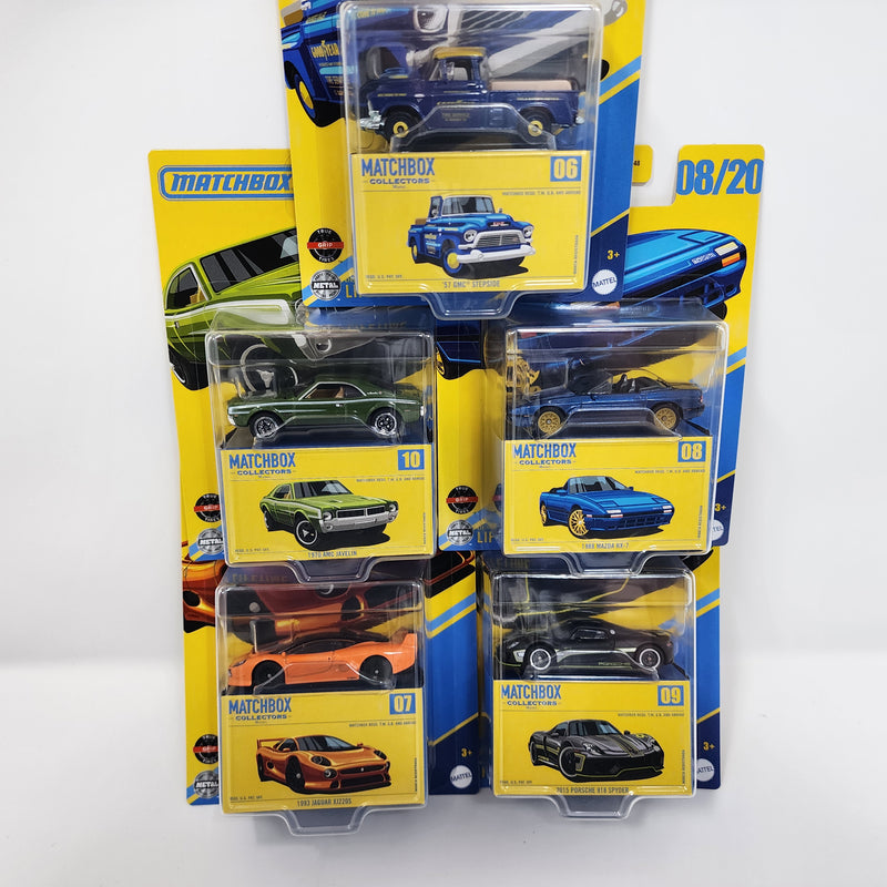 Case B Collectors * Complete 5 Car Set Case B * 2025 Matchbox Collectors Case B