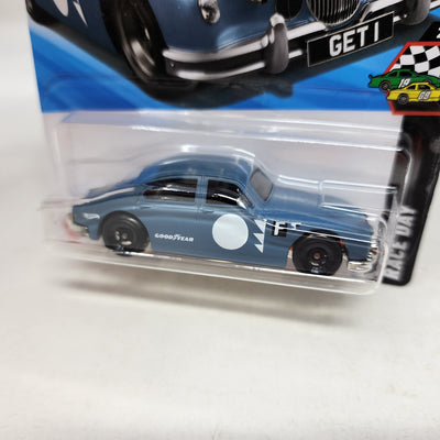Jaguar MK1 #75 * Dark Blue * 2024 Hot Wheels Basic Case N