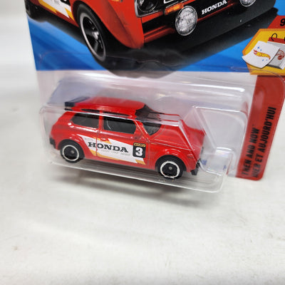 '73 Honda Civic Custom #231 * RED * 2025 Hot Wheels  NEW! N Case