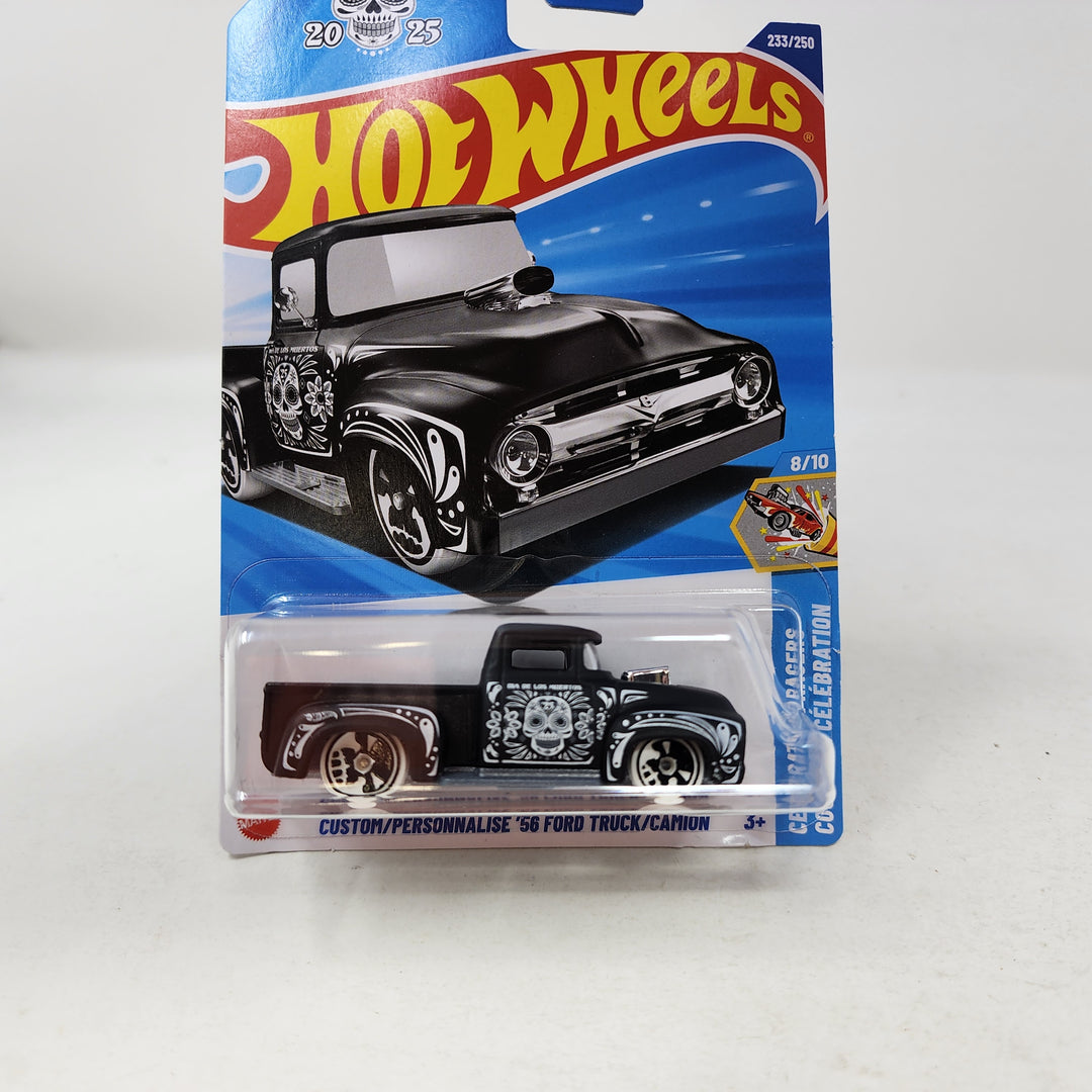 56 Ford Truck #233 * Black * 2025 Hot Wheels NEW! N Case