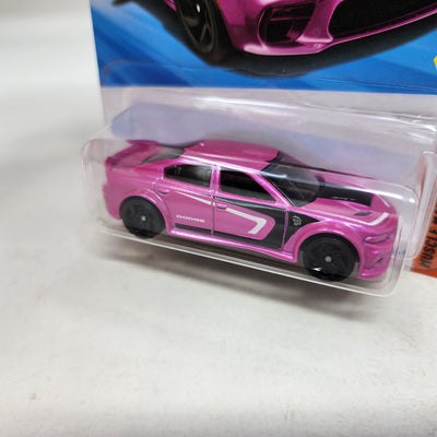 '20 Dodge Charger Hellcat #240 * Pink * 2025 Hot Wheels  NEW! N Case