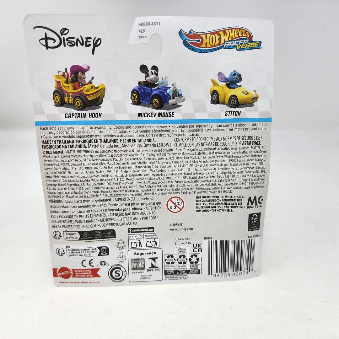 Stitch * 2025 Hot Wheels Racer Verse NEW! Case F * Disney Lilo