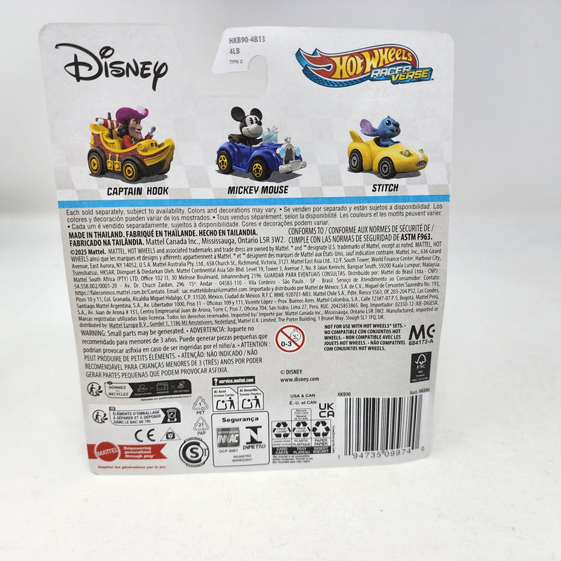 Stitch * 2025 Hot Wheels Racer Verse NEW! Case F * Disney Lilo & Stitch