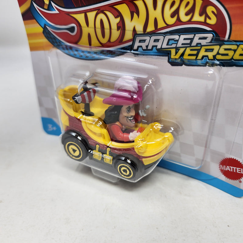 Captain Hook * 2025 Hot Wheels Racer Verse NEW! Case F * Disney Peter Pan