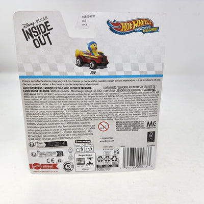Joy * 2025 Hot Wheels Racer Verse NEW! Case F * Disney Inside Out