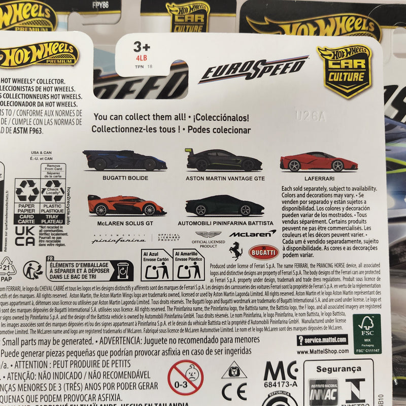 5 Car Set * 2025 Hot Wheels Car Culture EURO SPEED * Case L