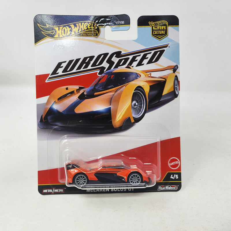 McLaren Solus GT 4/5 * 2025 Hot Wheels Car Culture EURO SPEED Case L