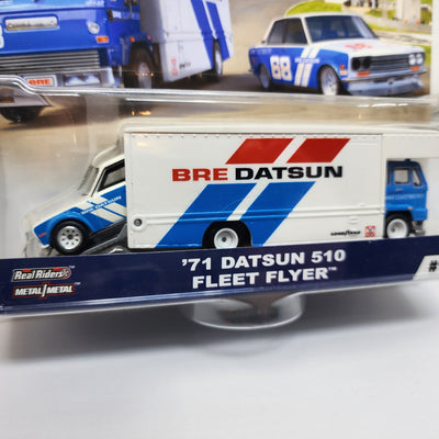 BRE '71 Datsun 510 & Fleet Flyer * Hot Wheels Car Culture Team Transport