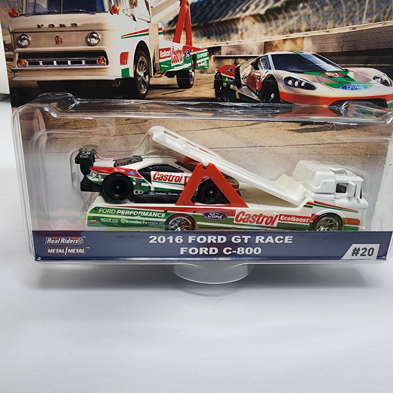 2016 Ford GT Race & C800 * Hot Wheels Team Transport Car Culture