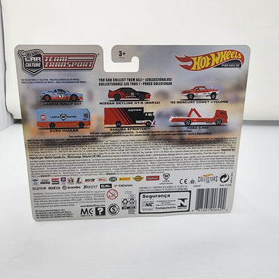 Lancia Rally 037 & Euro Hauler GULF * Hot Wheels Team Transport Car Culture