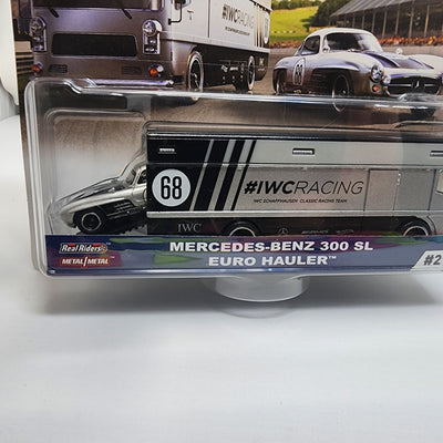 Mercedes-Benz 300 SL & Euro Hauler * Hot Wheels Team Transport Car Culture