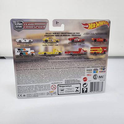 '72 Plymouth Cuda Funny car & Retro Rig * Hot Wheels Team Transport