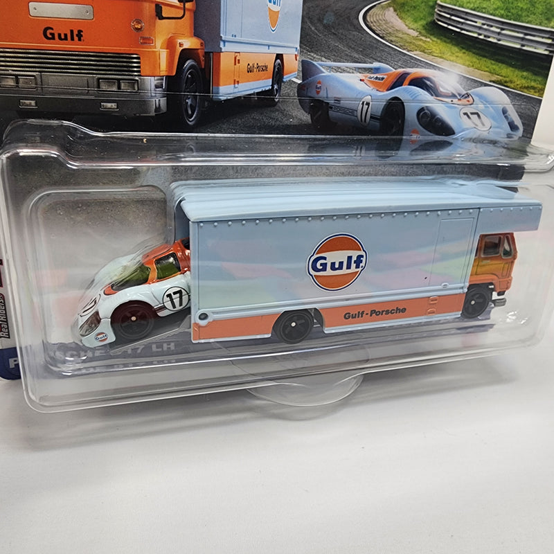 Porsche 917 LH & Fleet Flyer * 2022 Hot Wheels Team Transport Car Culture * Card Issue